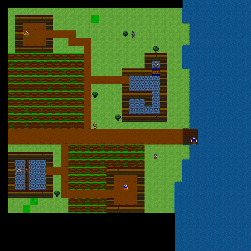 Map of Laendlich with Dwarf marked