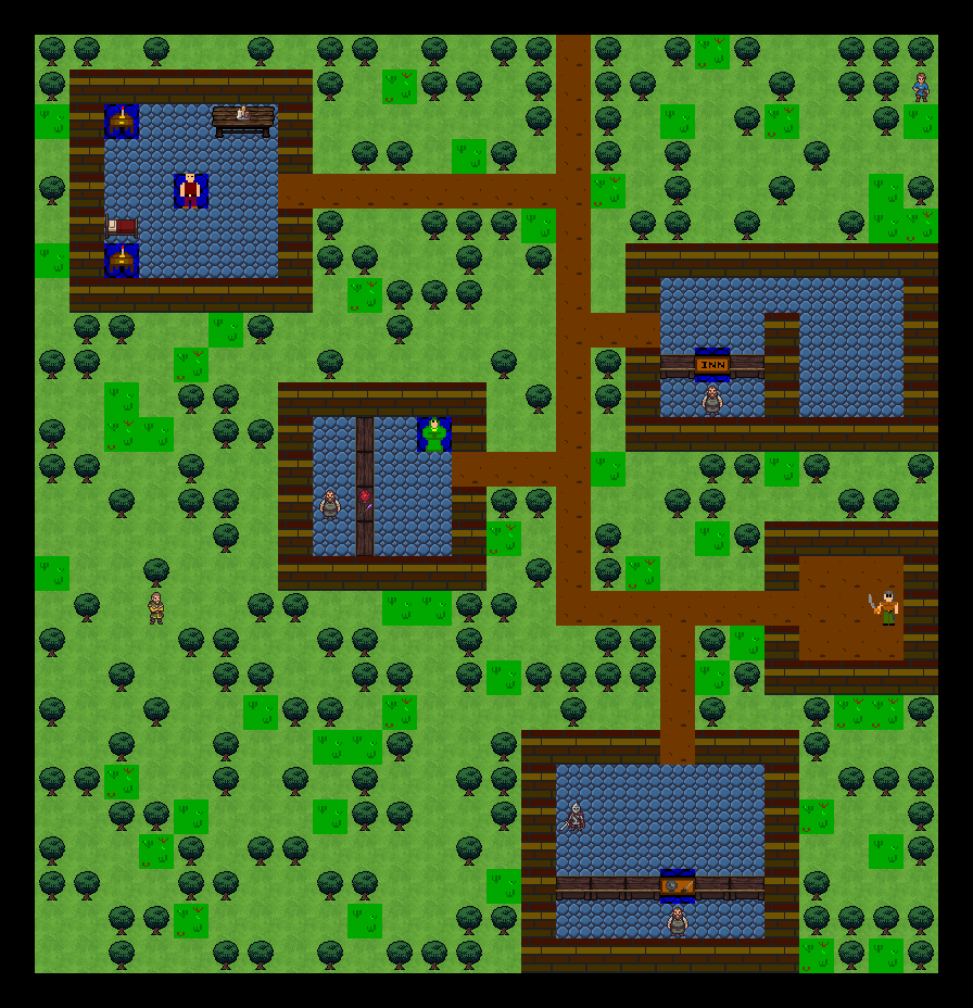Map of Tristen with Mizrak marked