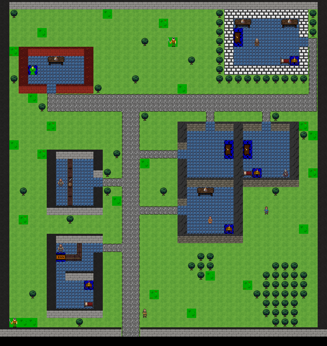 Map of Trok with Scientist marked