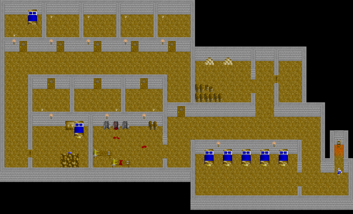 Map of Hans-Dirk's Dungeon