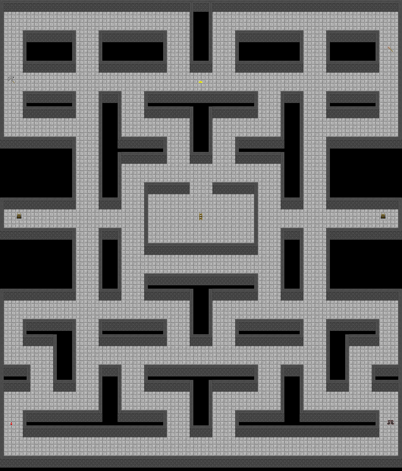 Map of Monty's Labyrinth