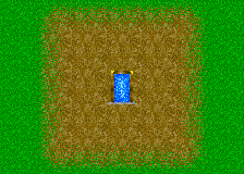 An open portal, glowing blue